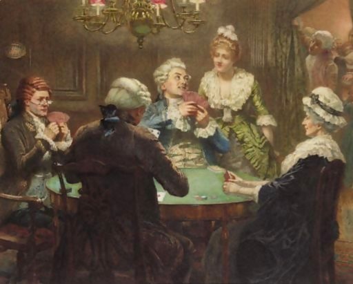 The Whist Party by Edward Frederick Brewtnall