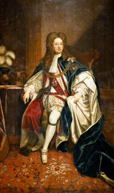 King George I reigned from 1714 to 1727