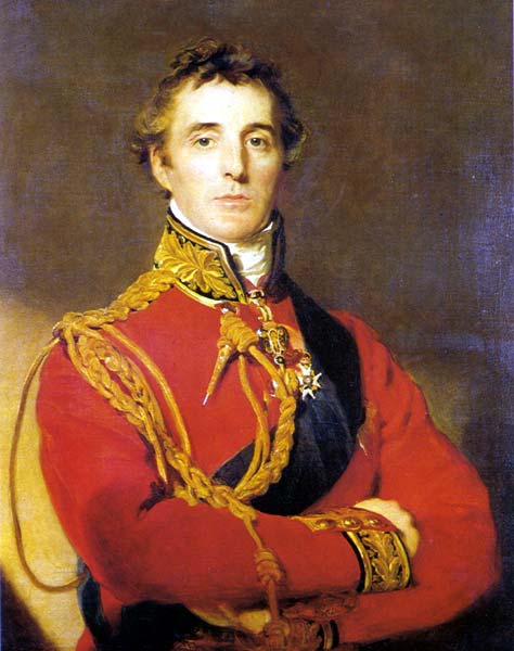 Arthur Wellesley, Duke of Wellington, in 1815 just before he defeated Napoleon at Waterloo