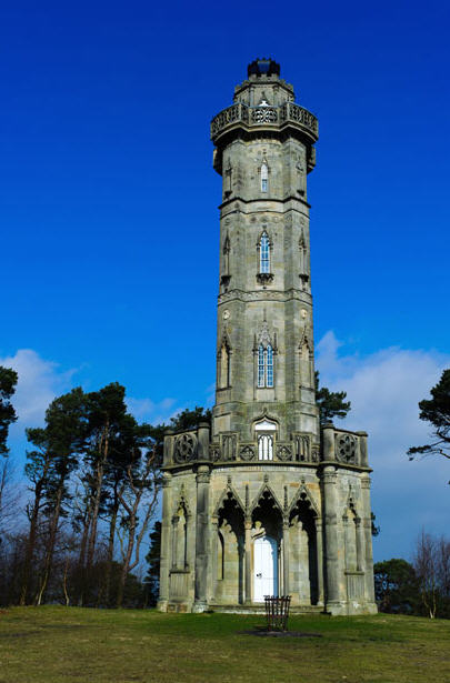 Brizlee Tower at Alnwick Northumberland built ca 1781