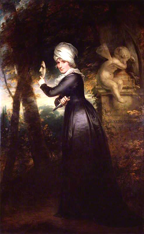 Sarah Siddons by Sir William Beechey, 1793. From the National Portrait Gallery, London; Supplied by The Public Catalogue Foundation