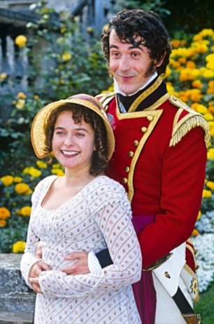 Lydia Bennet and George Wickham as portrayed in the 1995 BBC production of Pride and Prejudice.