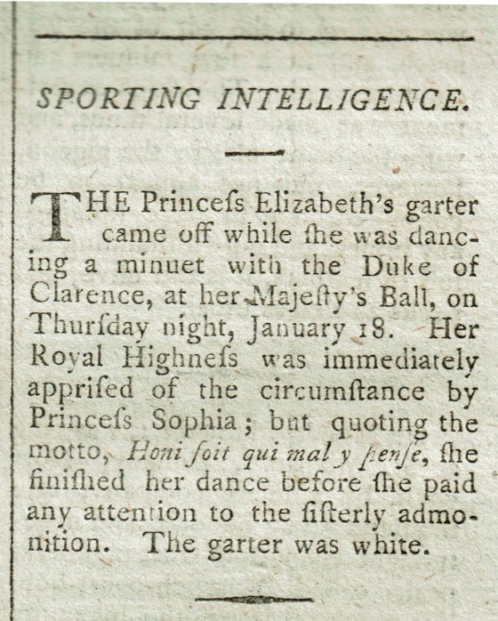 From the January 1798 edition of The Sporting Magazine